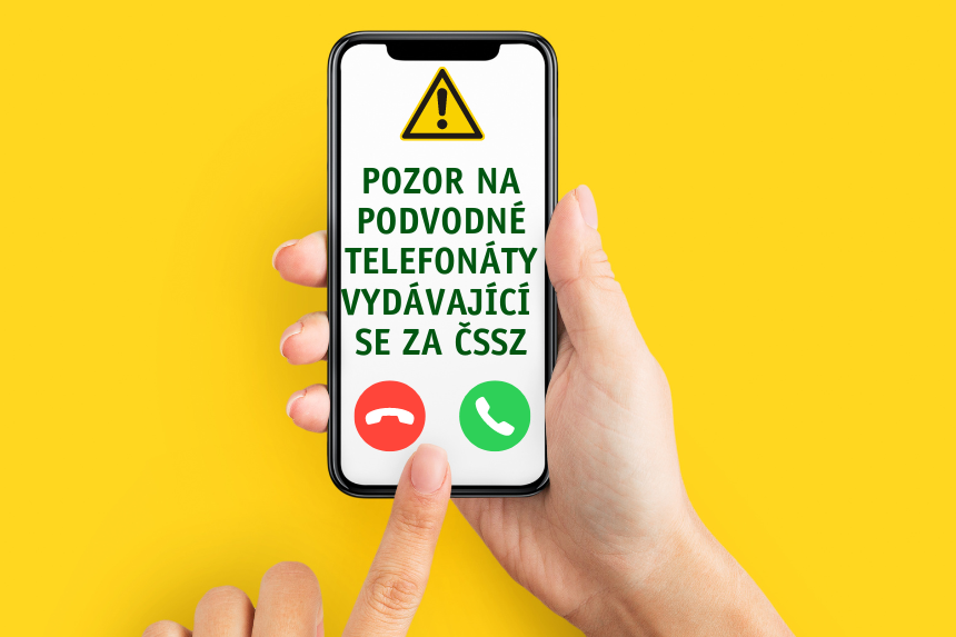 VAROVÁNÍ: Podvodné telefonáty, SMS a weby se vydávají za ČSSZ