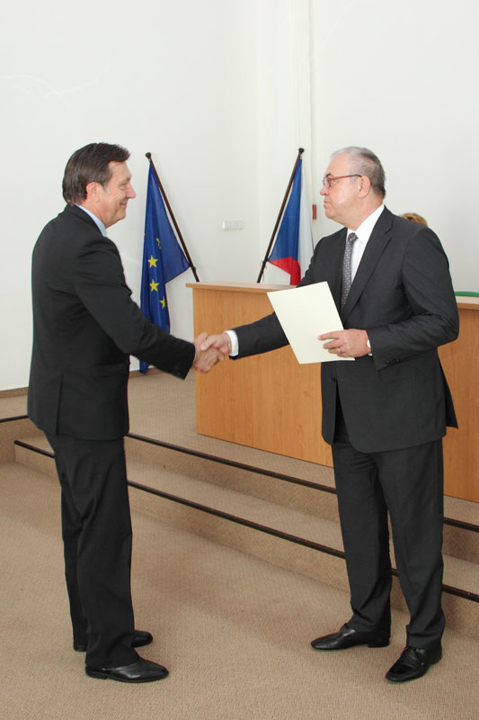 Převzetí slibu z&nbsp;rukou Ústředního ředitele ČSSZ